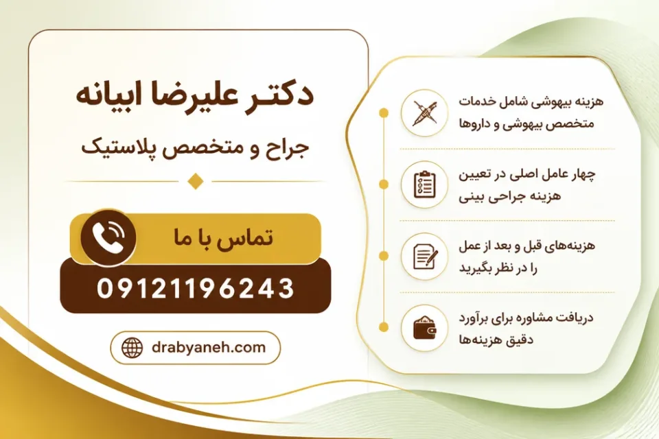 نمای توضیحی درباره هزینه بیهوشی