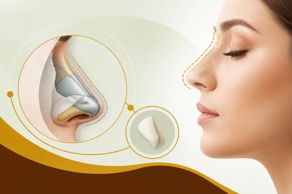 نمای توضیحی درباره جراحی بینی غضروفی چگونه انجام میشود